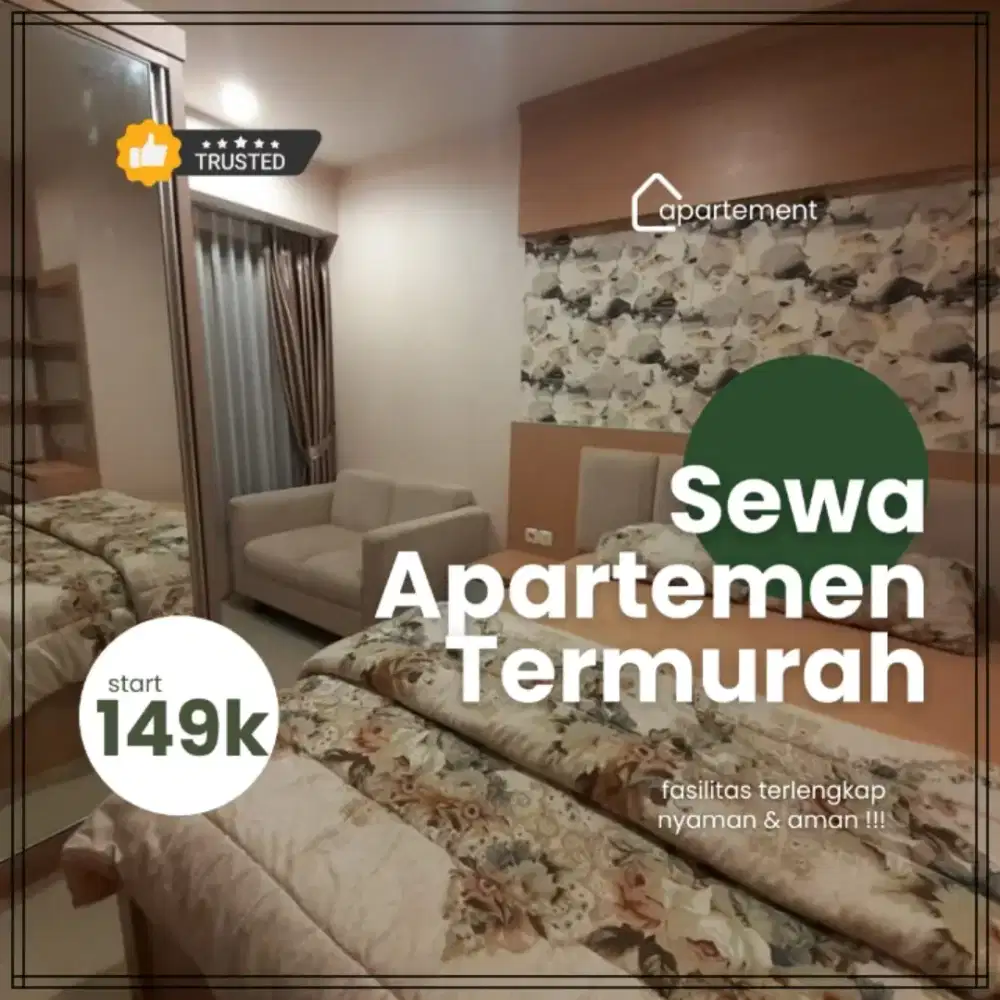 SEWA APARTEMEN HARIAN/TRANSIT GREEN PRAMUKA JAKARTA PUSAT TERMURAH