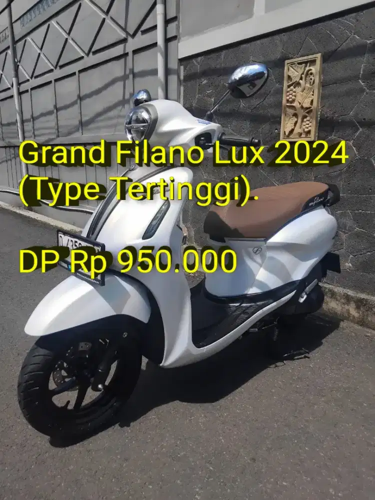 Filano Lux 2024. Type Tertinggi. Simpanan. Like New. Cash/Kredit/TT