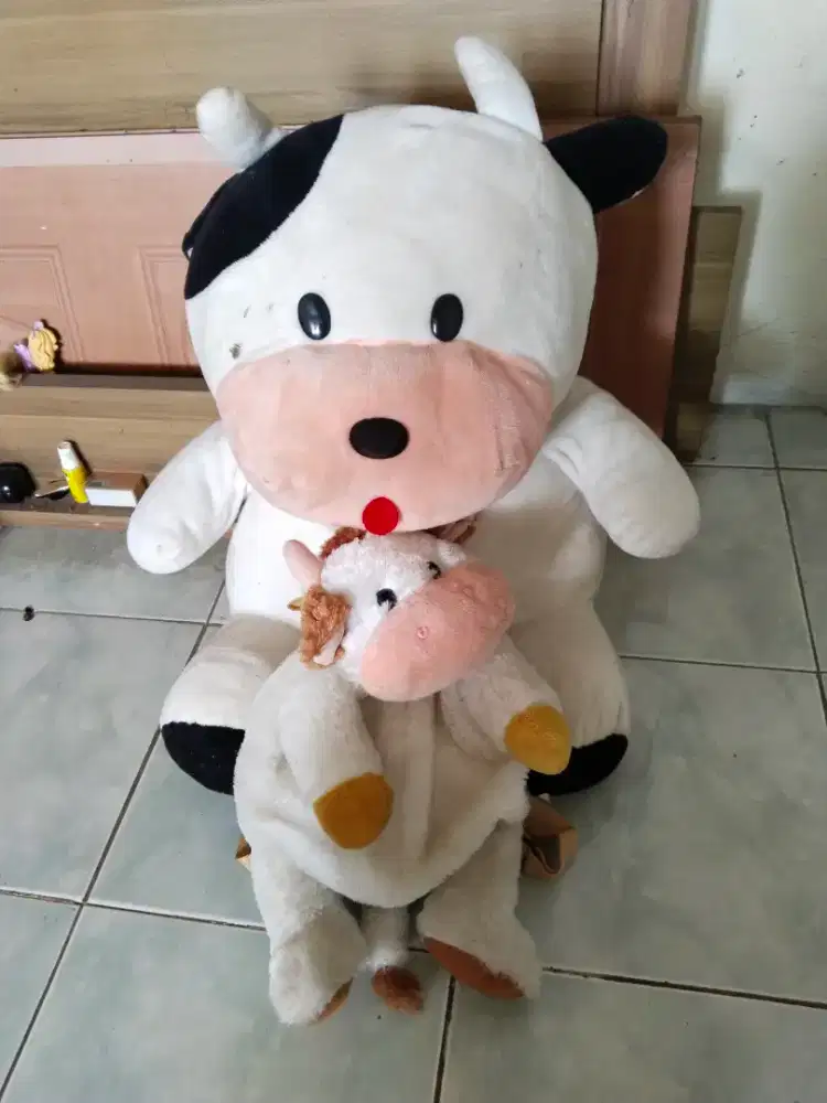 Boneka cow include tas cute