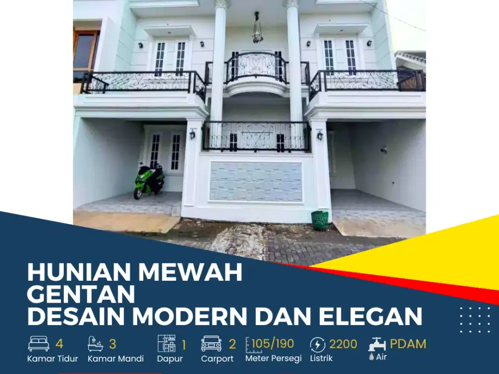 HUNIAN MEWAH DESAIN MODERN DAN ELEGAN