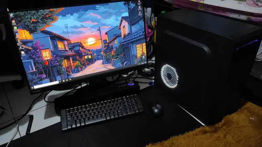 PC Gaming Editing Core 2Quad 9400, 8gb Ram,Vga 2gb,SSD 256gb