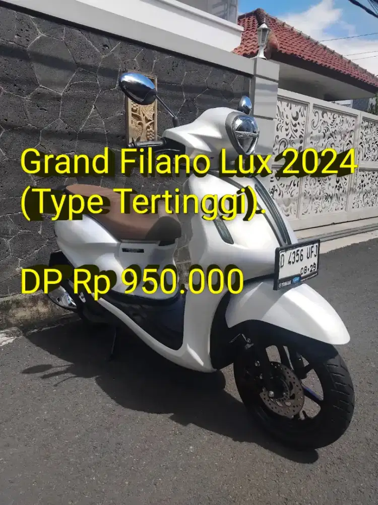 Filano Lux 2024. Type Tertinggi. Simpanan. Like New. Cash/Kredit/TT