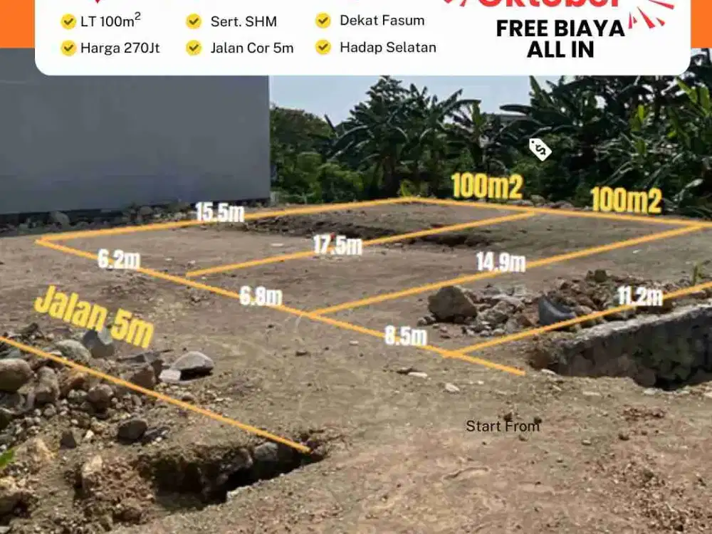 tanah kavling dekat SD Sang timur arya mukti pedurungan