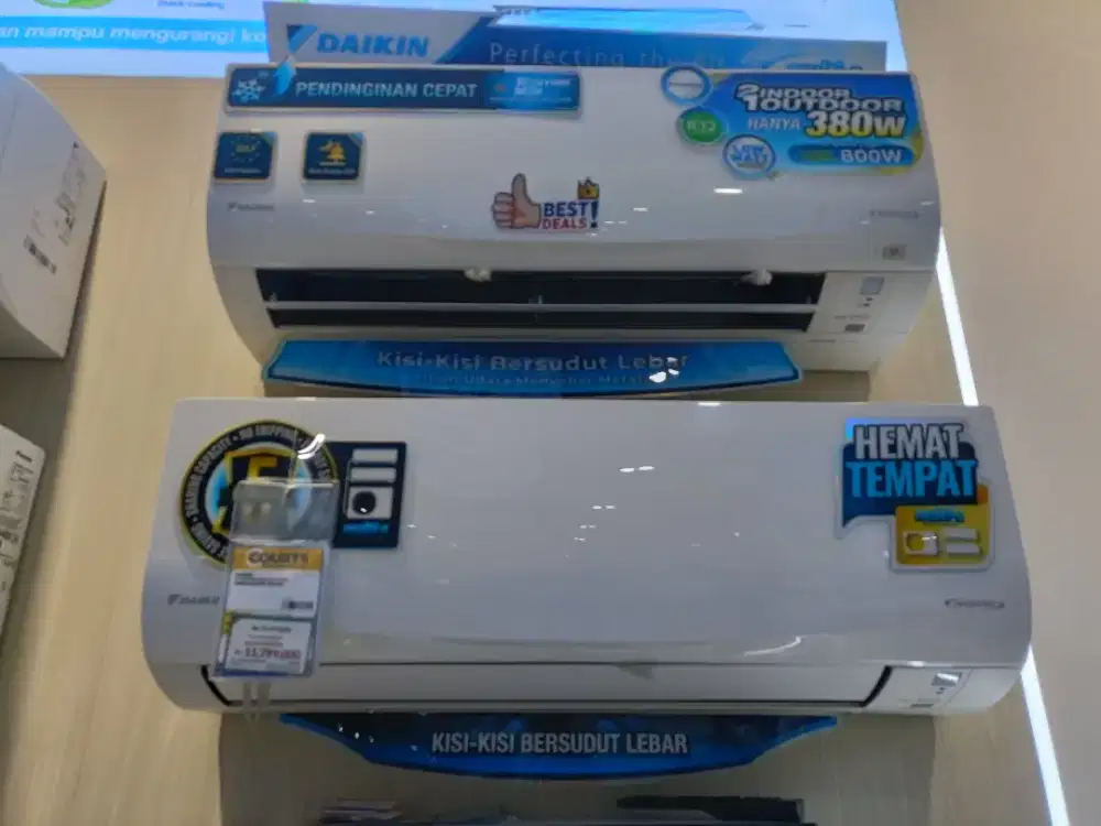 Kredit kredivo ac Daikin  Inverter Multi split 1/2PK + 3/4PK