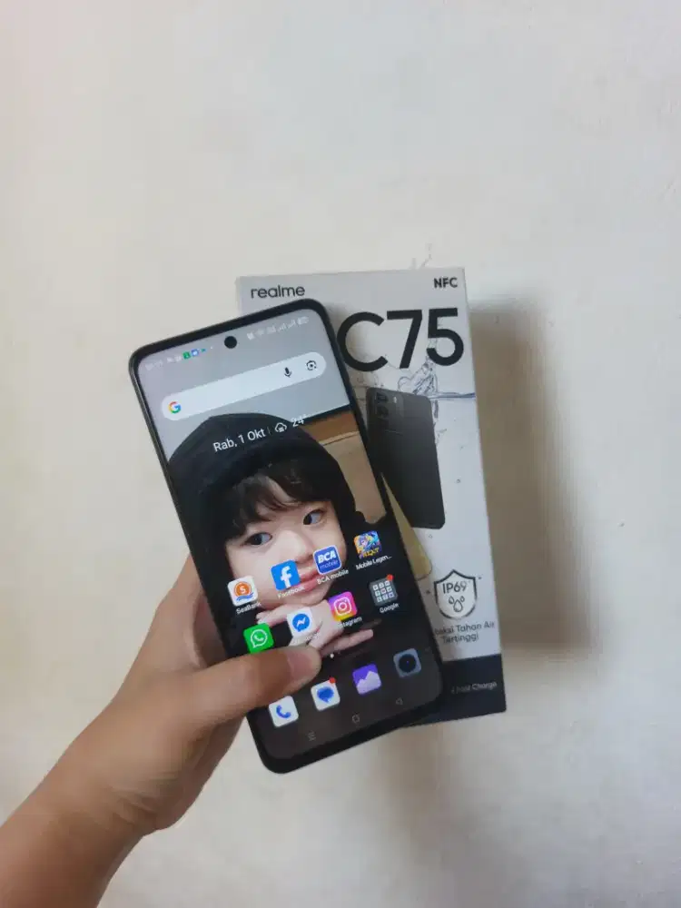 Hp Realme c75 tahan air