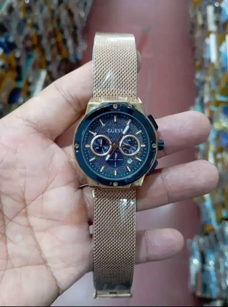 jam tangan guess wanita chronograph