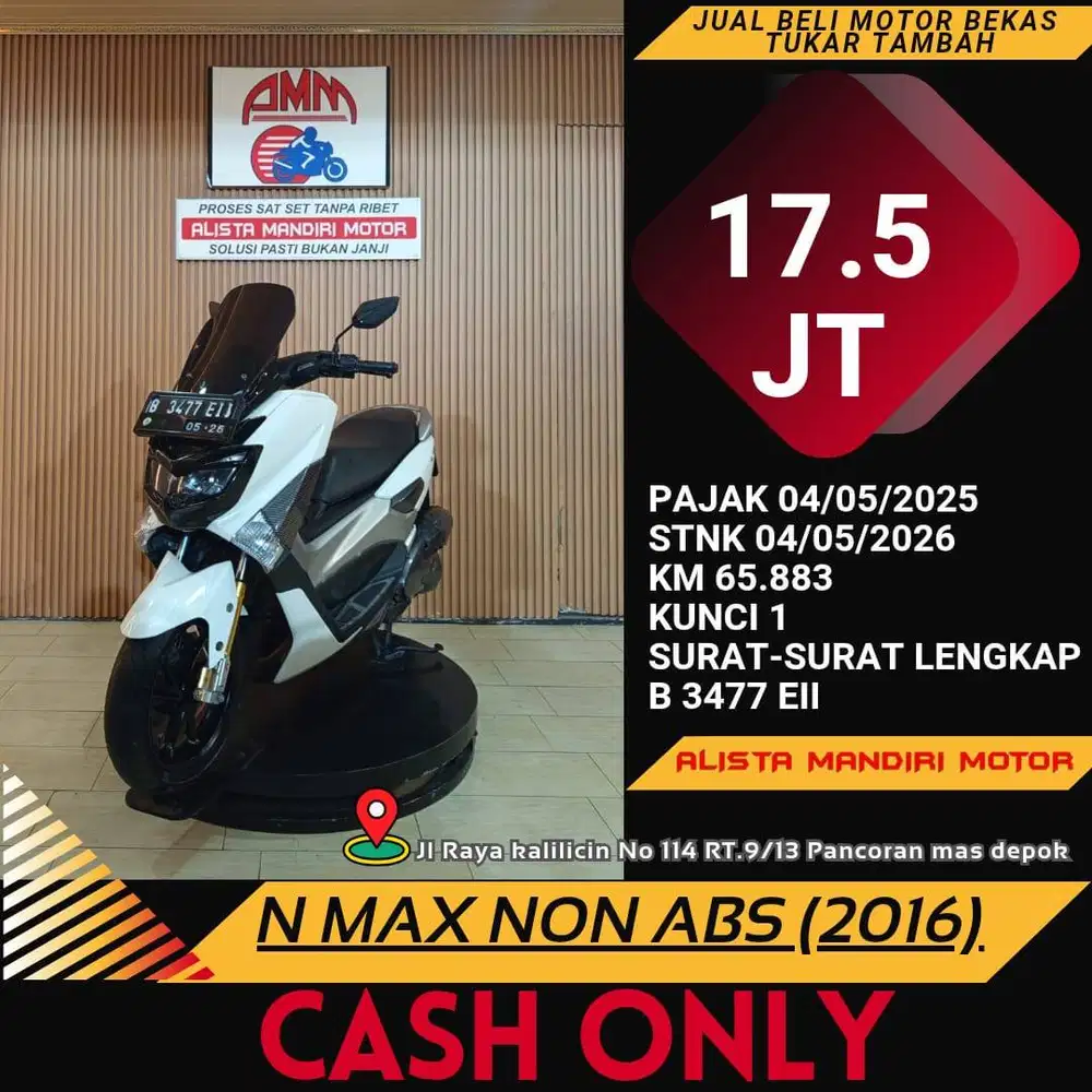 N MAX NON ABS 2016 MOTOR MATIC KEREN TRENDI