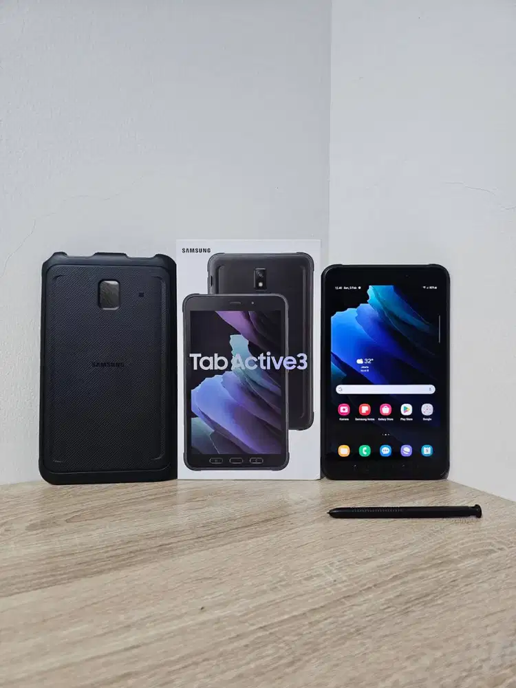 Samsung Galaxy Tab Active3 SEIN 4/64 Black Fullset Active 3 4GB 64GB