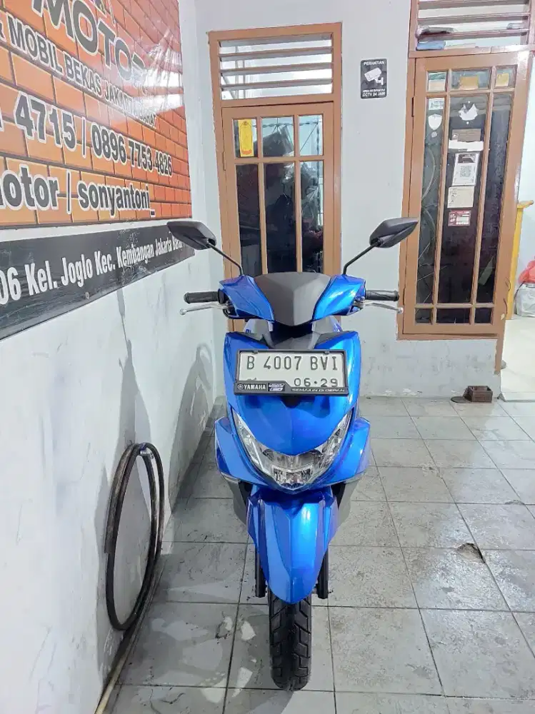 YAMAHA FREEGO 125 FI TAHUN 2019 ISTIMEWA WARNA BIRU GLOSSY