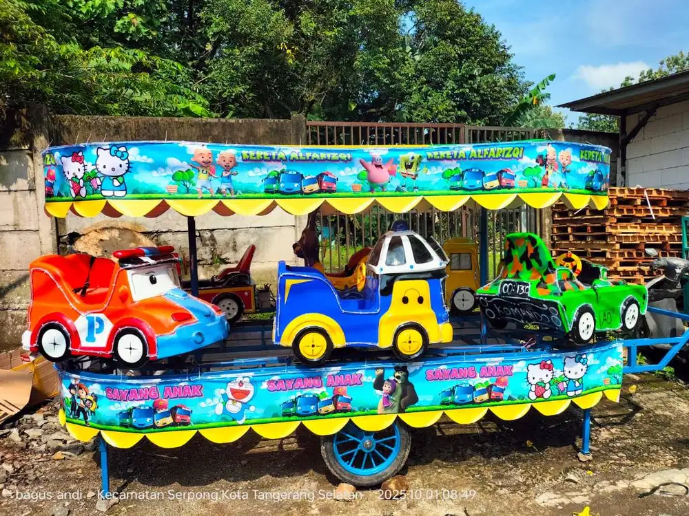 Jual Playground Indoor Wahana Odong Kereta Panggung Animal