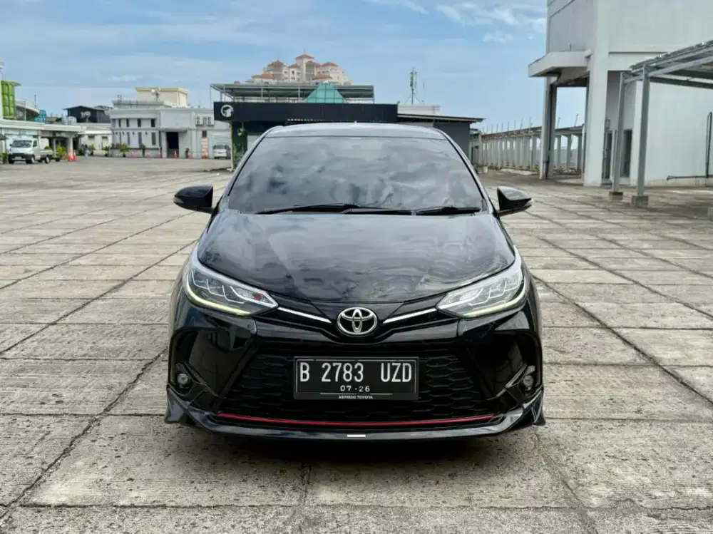 (km 34rb) Toyota Yaris S TRD 1.5 AT. Tahun 2021. Hitam. Perfect cond