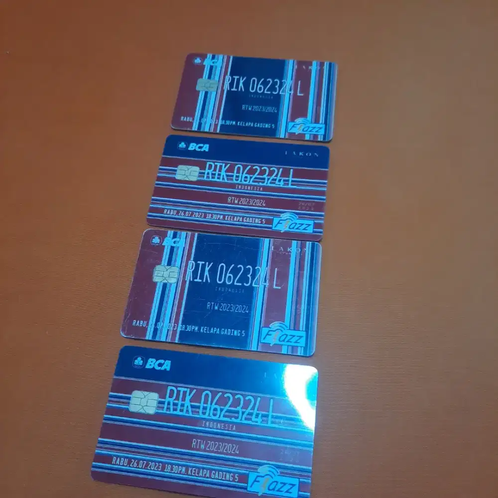 Jual kartu Flazz BCA