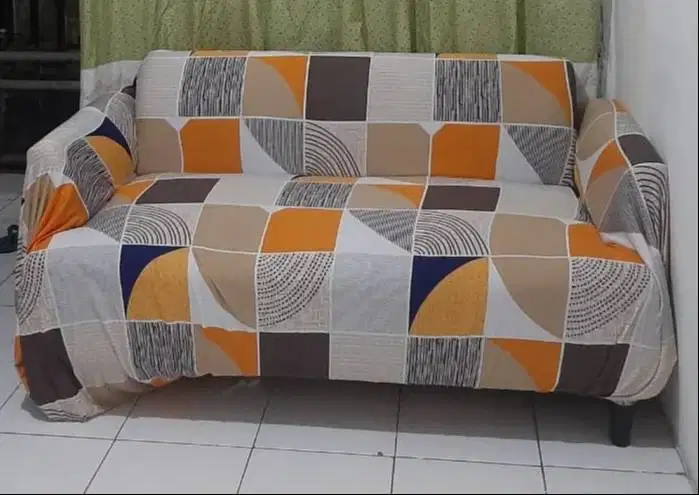 Sofa 3 seat Free Sarung Sofa