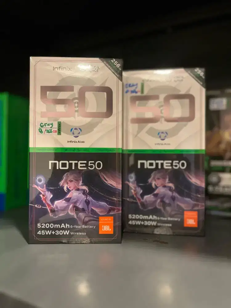 Infinix Note 50 8GB+8GB/256GB Promo Murah New Segel