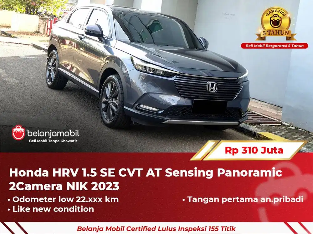 [ GARANSI 5TH ] Honda HRV HR-V HR V 1.5 SE CVT AT Sensing 2023/2024