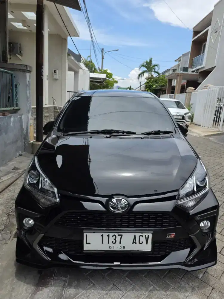 Dijual Toyota Agya GR Sport hitam 2022 pmk 2023