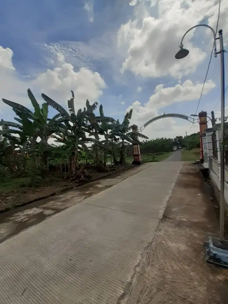 tanah datar dijual
