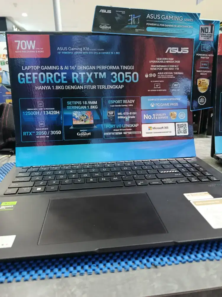 Laptop Asus K16 K3605VC Core i5 13420H RTX 3050 Bisa kredit tanpa dp