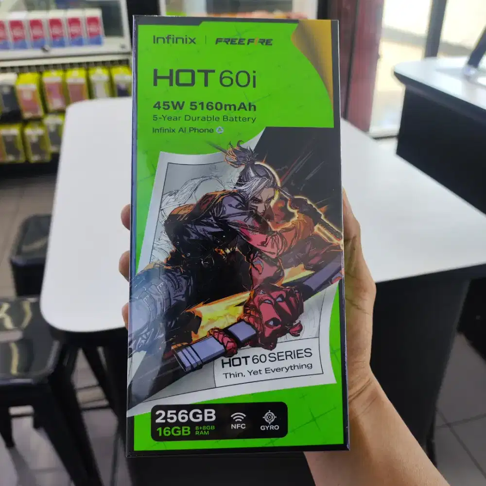 INFINIX HOT60i HP GAMING PALING LARIS FREE POWERBANK