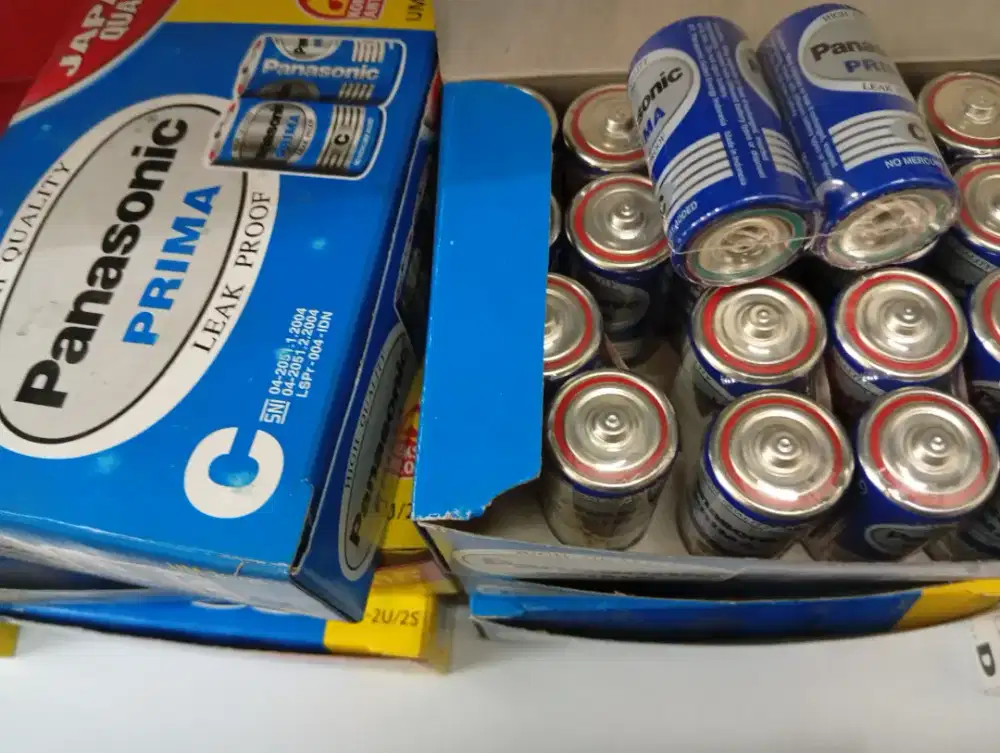 Batere panasonic Prima baterai C stok banyak