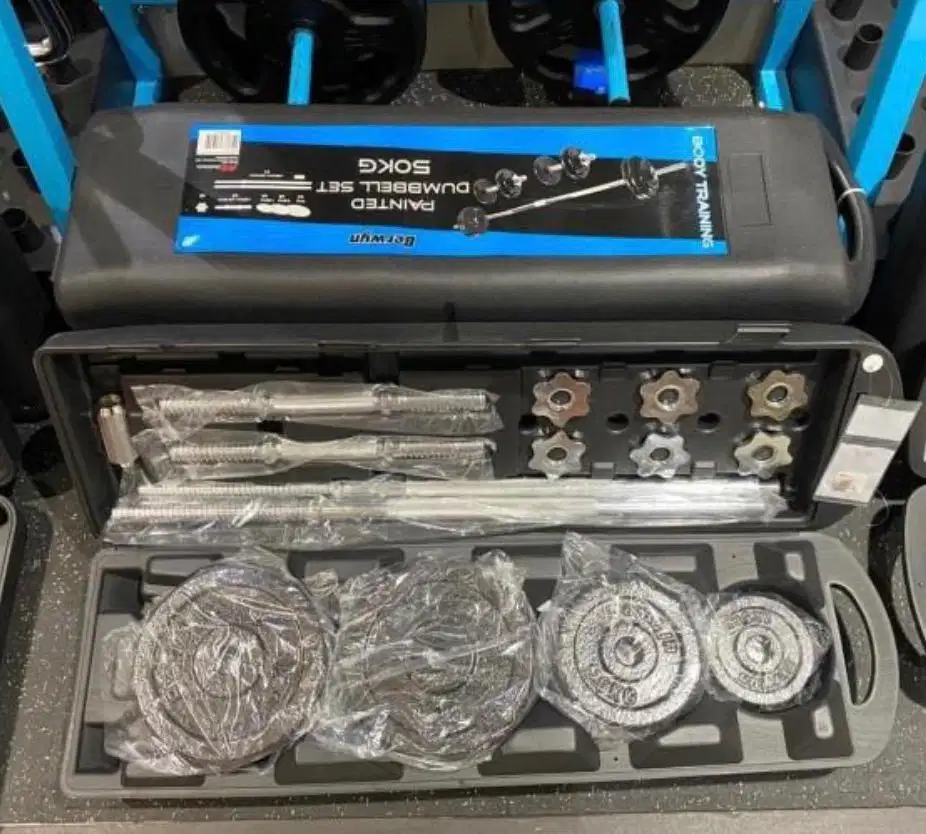 dumbbell set , alat fitnes, dumble