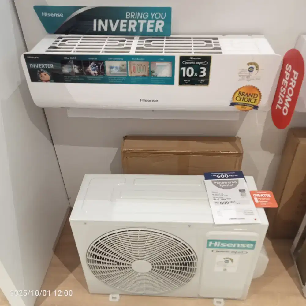 HISENSE AC INVERTER 1 PK (U/2)