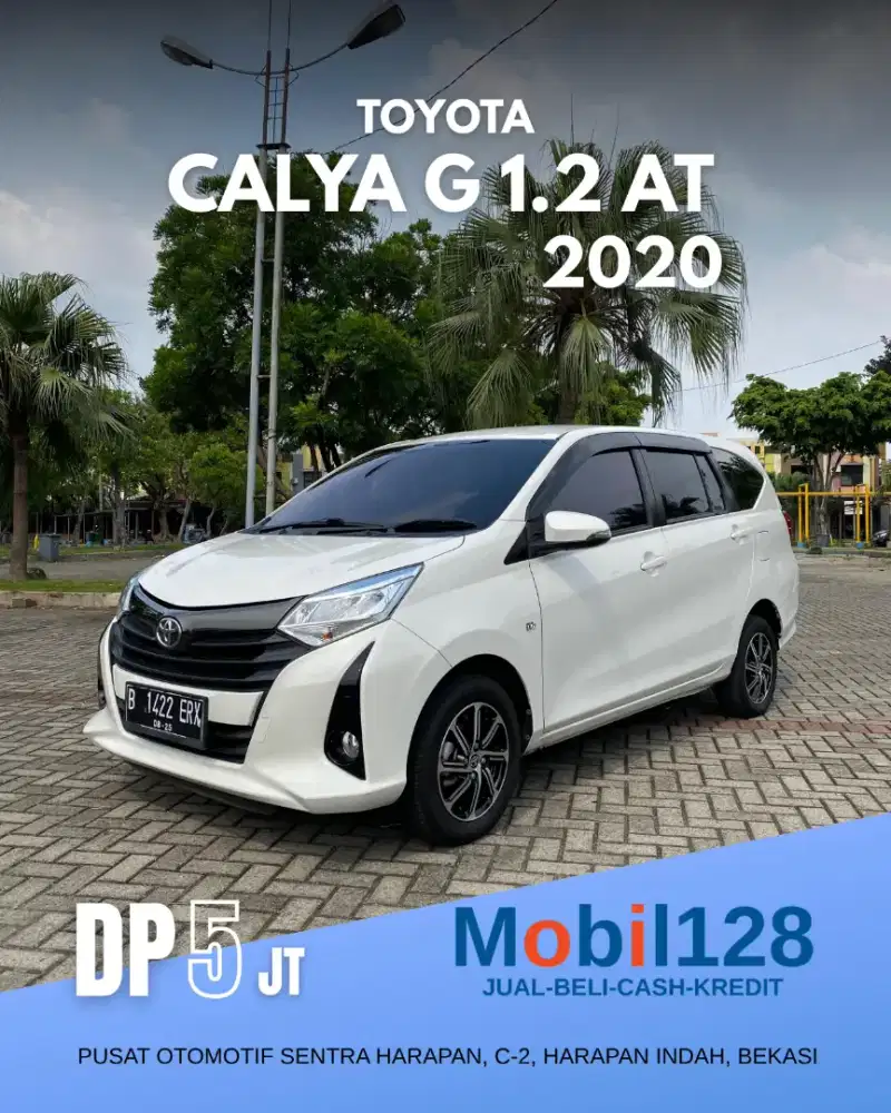[MURAH DP 5Jt] Toyota Calya G 1.2 AT 2020, Putih