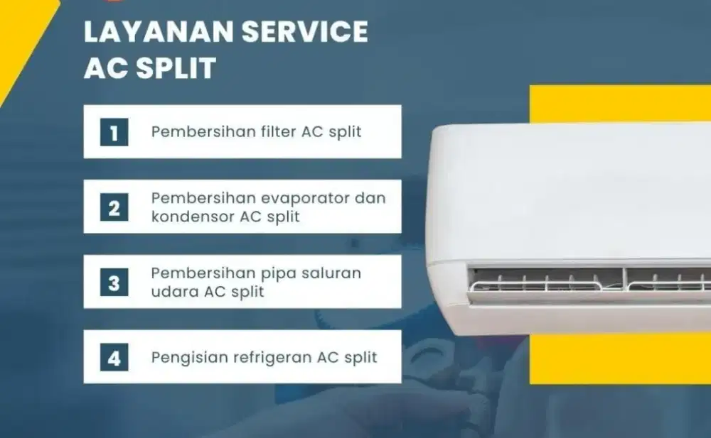 Cuci dan servis ac
