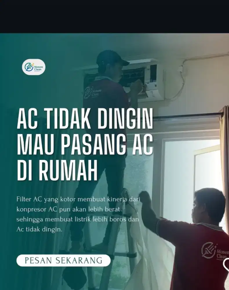 Cuci dan servis ac