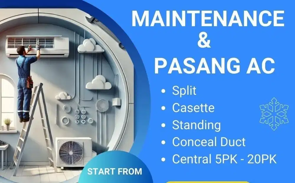 Cuci dan servis ac