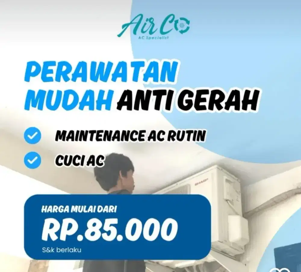 Cuci dan servis ac
