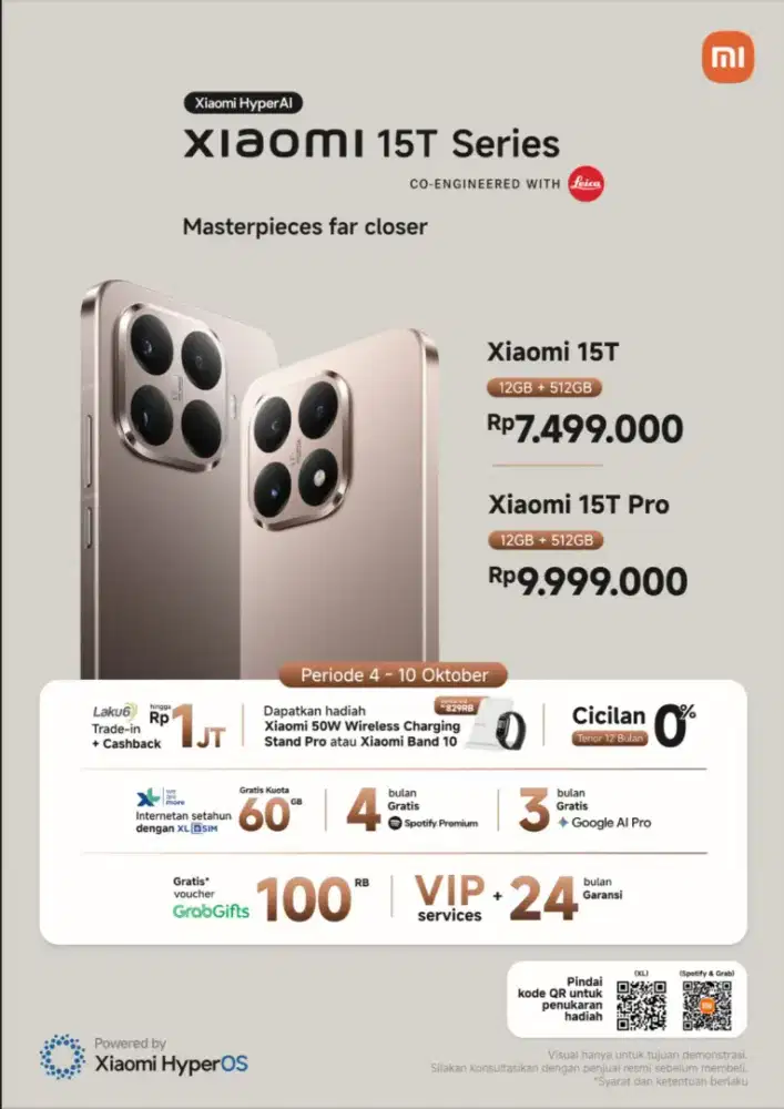 XIOMI 15 T - Kondisi Baru