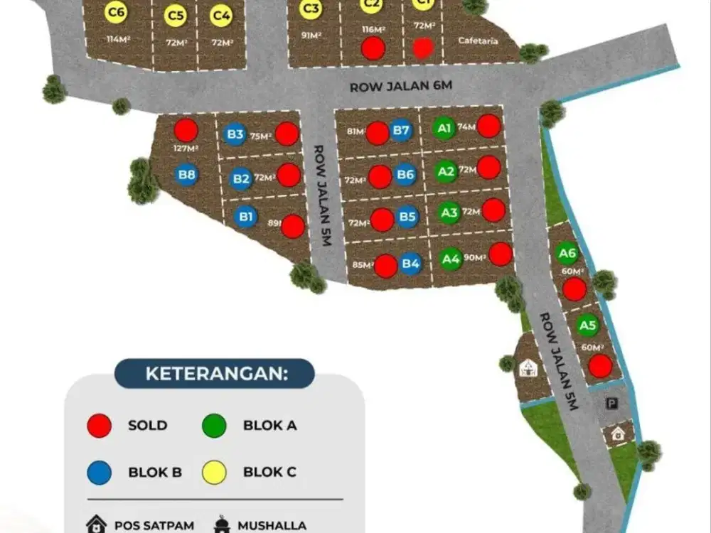 Dijual Kos Kosan Murah 6 Kamar Dekat IPB Bogor, Cluster Rukost Murah