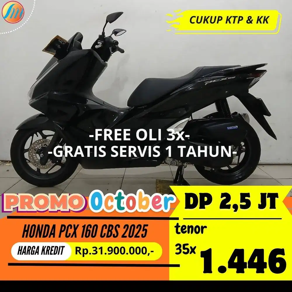 DP 2,5JUTA HONDA PCX 160 CBS 2025 SEKEN ANGSURAN SANGAT RINGAN