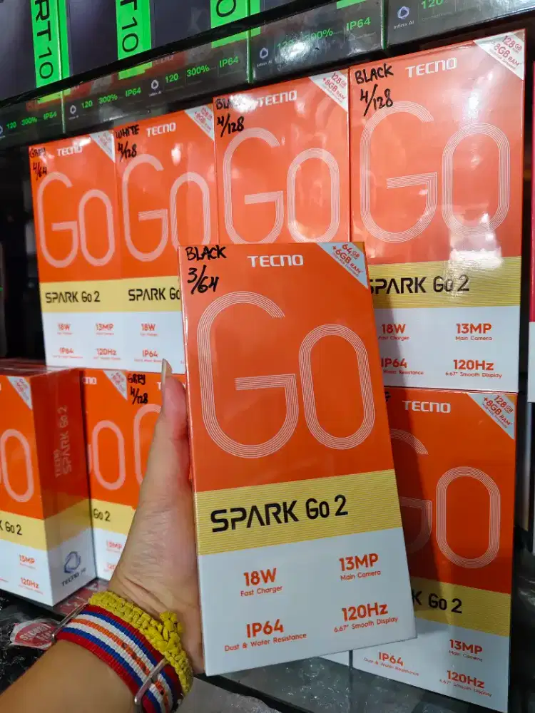 Tecno spark go 2 promo oktober garansi resmi segel pabrik
