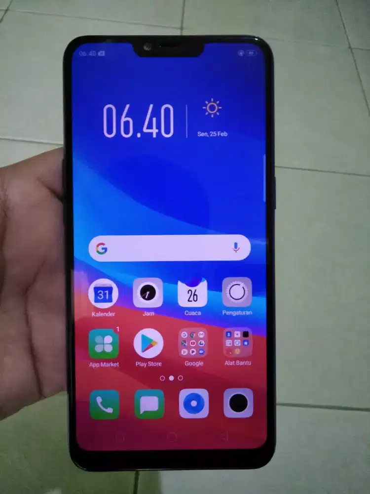 Hp oppo A3S ram 6gb dan sudah 4G lte normal semua lengkap lancar aman