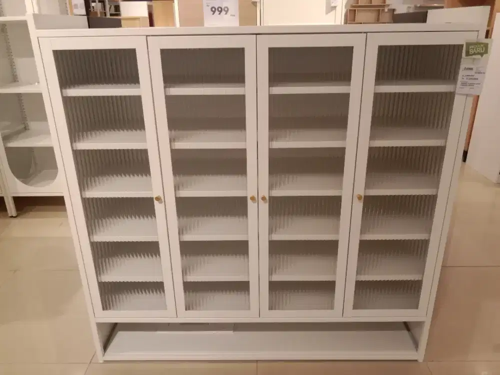 AUGUST 4 DOORS SHOE CABINET WHITE