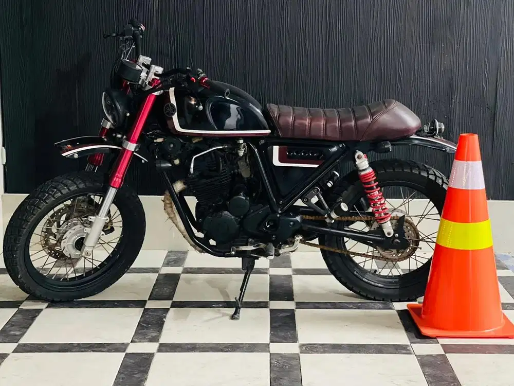 Yamaha scorpio custom scrambler 2011 scorpio modif caferacer scorpio