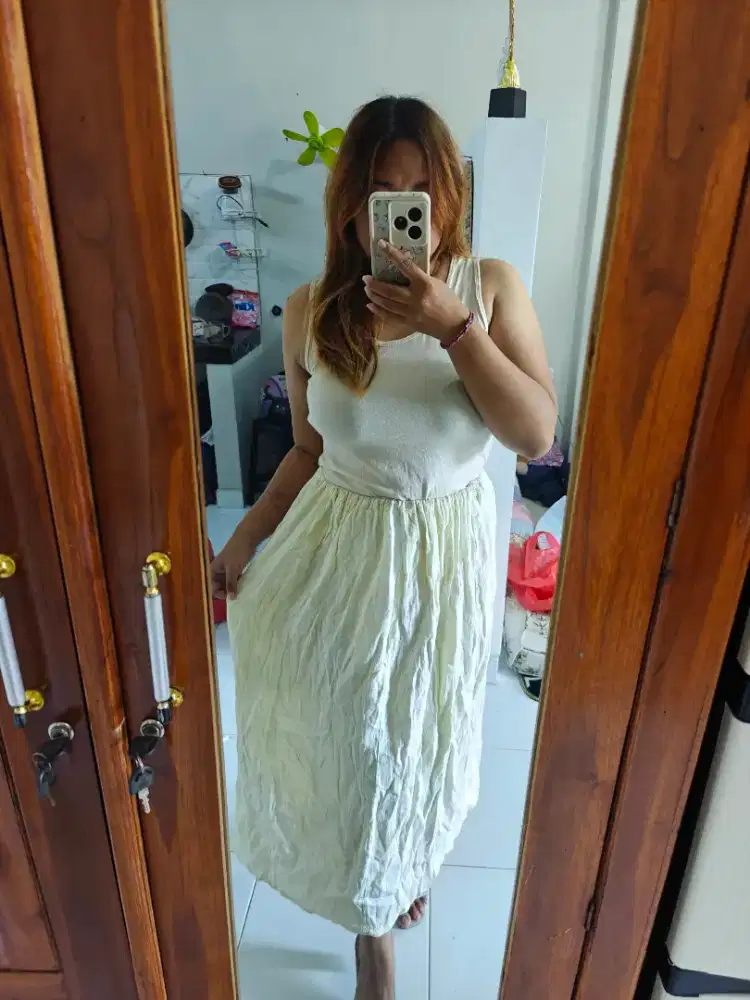 Dress Preloved bahan adem melar