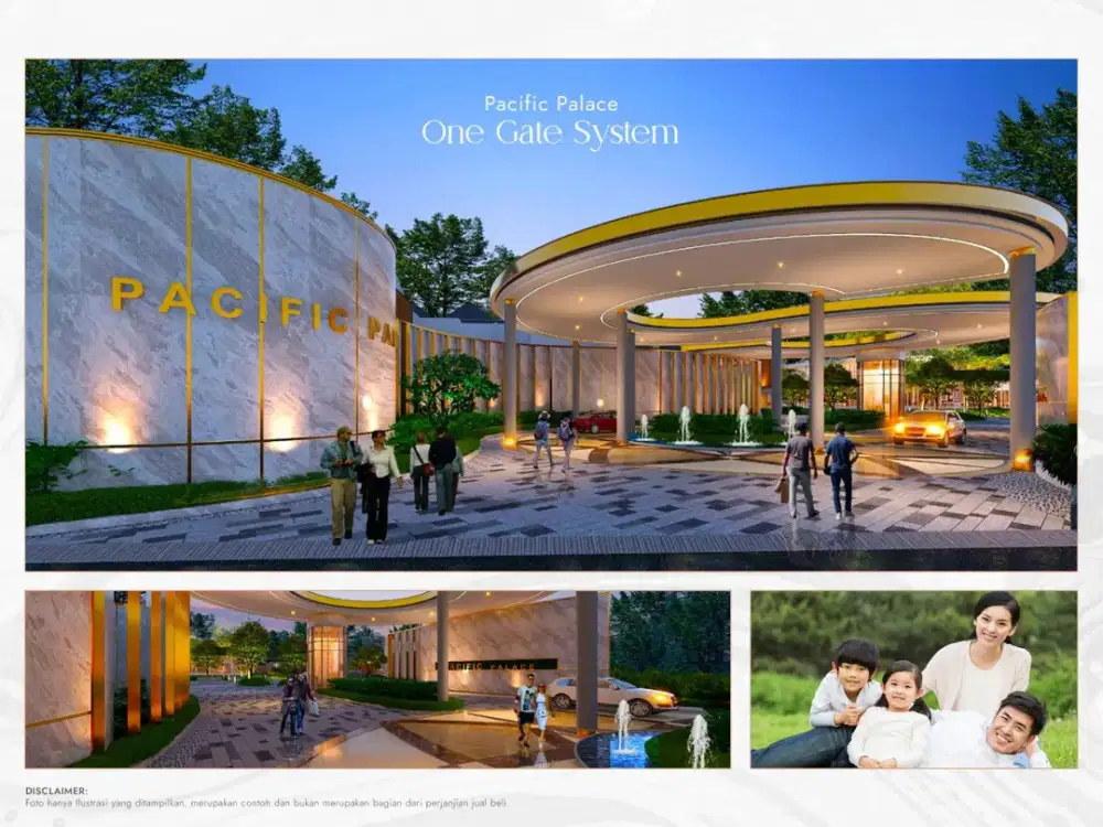 Villa Baru Komplek Pacific Palace Daerah Sunggal