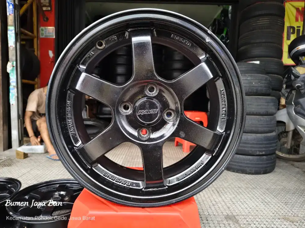 Velg TE 37 R15 pcs 4x100 untuk yaris jazz vios agya ayla dll