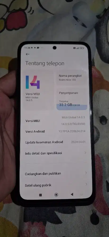Redmi note 10s hp aja