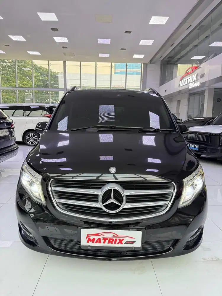 Mercy V220d( Diesel) 2017 Nik16 Black on black Siap Pakai