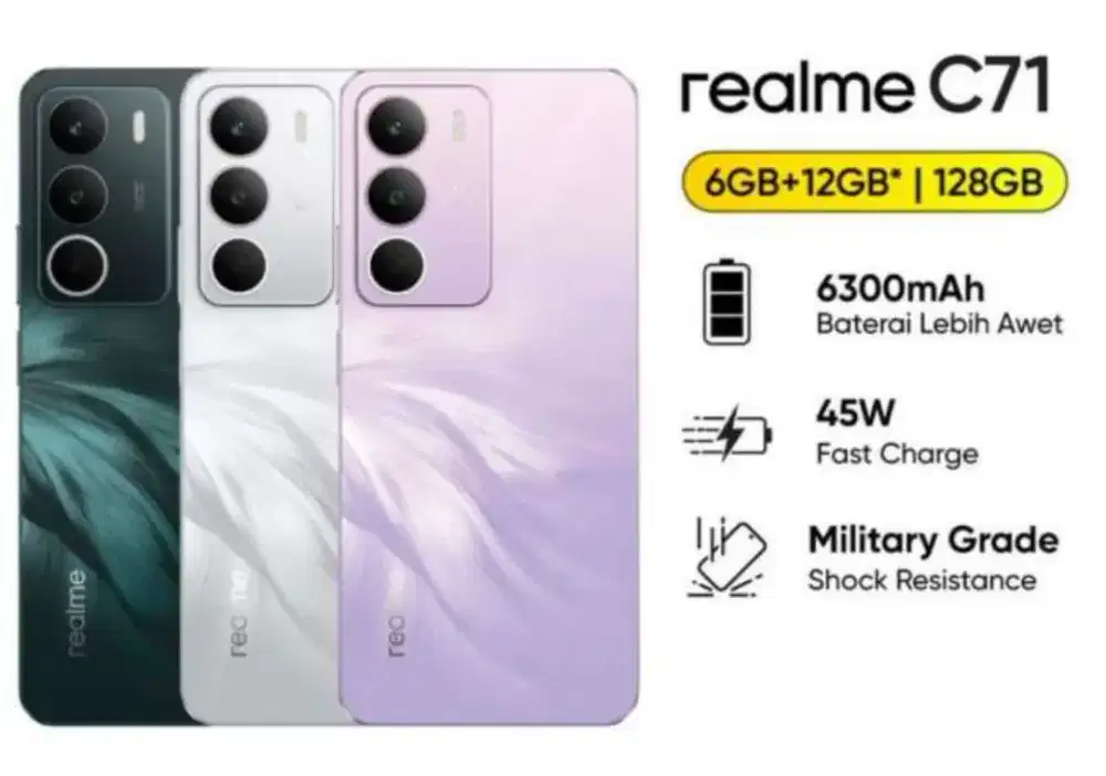 PROMO HP REALME C71 RAM 24GB BARU SEGEL GARANSI RESMI