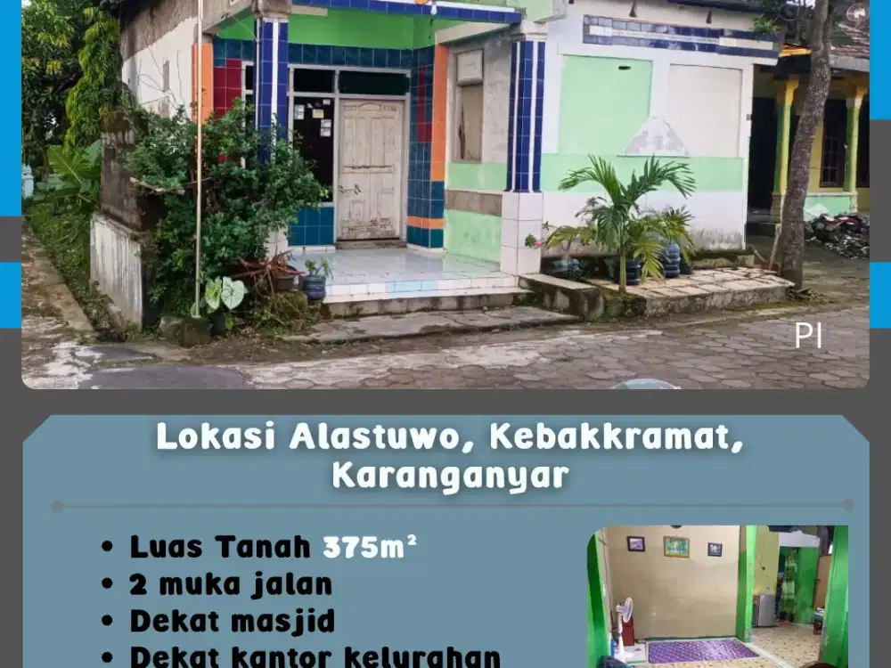 Rumah Siap Huni Lokasi Alastuwo Karanganyar