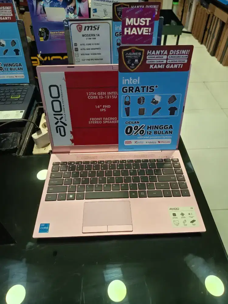 KREDIT LAPTOP AXIOO HYPE 5 PAKE PROMO SPESIAL O% HOME CREDIT