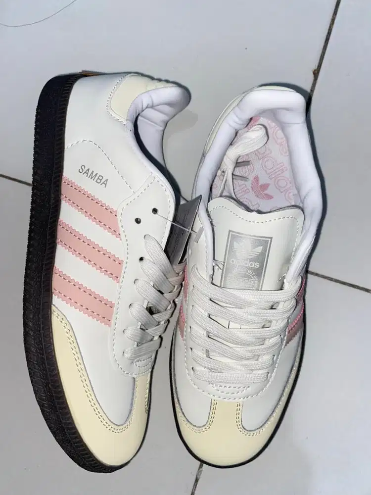 Adidas samba OG pink white