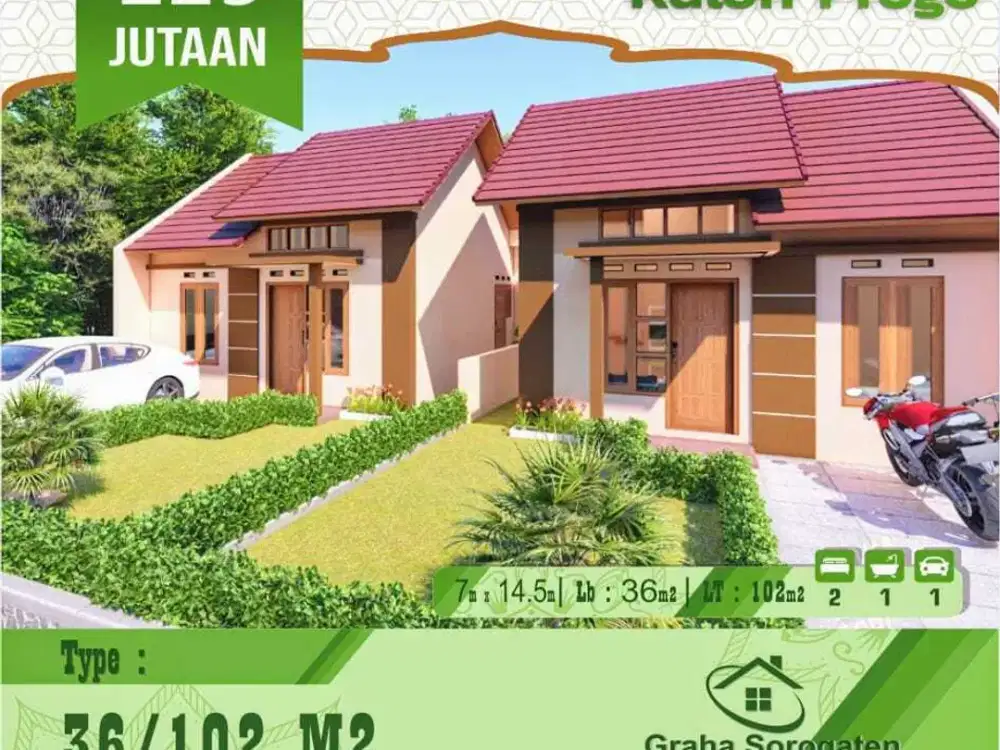 rumah di galur kulon progo yogyakarta dekat bandara YIA kulon progo