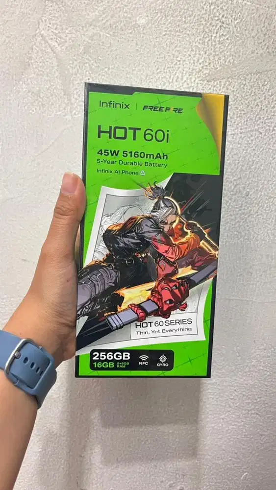 Infinix Hot 60i 8/256 Barang Segel Box , Garansi Resmi