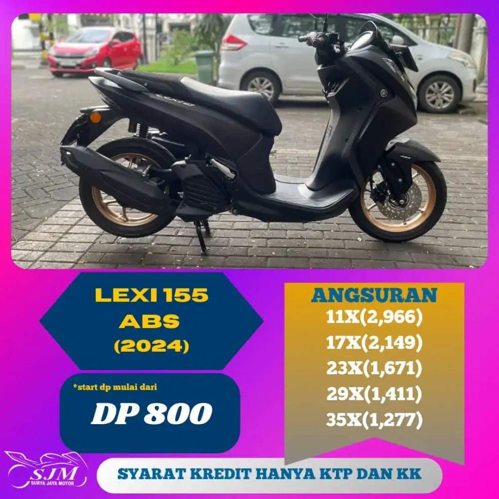 YAMAHA LEXI S ABS 2024 PROSES CEPAT